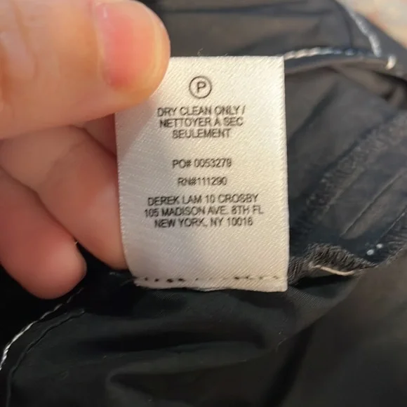 Derek Lam 10 Crosby Black Off the Shoulder Poplin Mini Dress SZ 4 EUC - Picture 8 of 8
